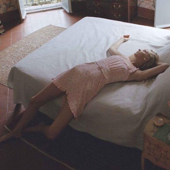 Faithfull The Brand Pink Mid‎ Summer Floral Mini Dress, Size 8 - Picture 13 of 13